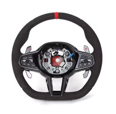 LCI Full Alcantara Steering Wheel for BMW G20 G22 G30 G31 M2 G87 M3 G80 M4 G82 G42 M5 F90 F80 F82 F95 X3M F97 M340i M440i