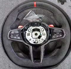 LCI Full Alcantara Steering Wheel for BMW G20 G22 G30 G31 M2 G87 M3 G80 M4 G82 G42 M5 F90 F80 F82 F95 X3M F97 M340i M440i